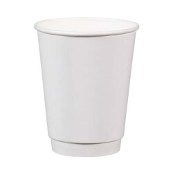 14 oz Beyaz Double Wall Karton Bardak - KullanatPazarı