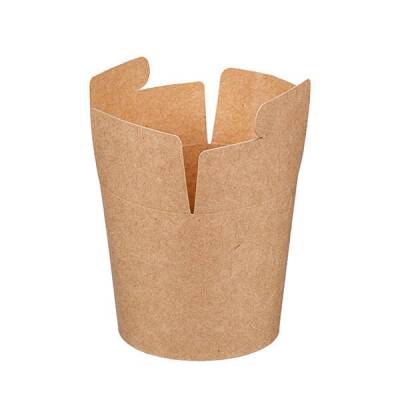 Trendpack 26 oz Kraft Karton Noodle Kutusu - 3