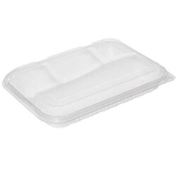 4 Bölmeli Kendinden Kapaklı Kebap Kabı - 2