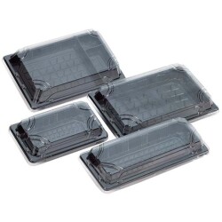 4 Bölmeli Sushi Servis Seti 216x136 mm - 3