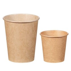 Arnes 8 oz Kraft Karton Bardak - 2