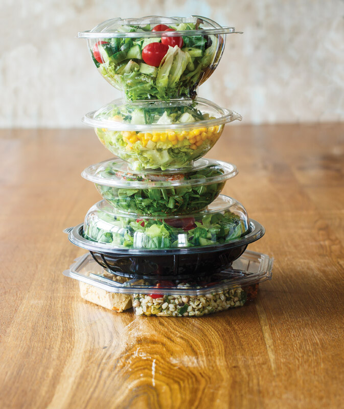 Plastik Salata Kapları