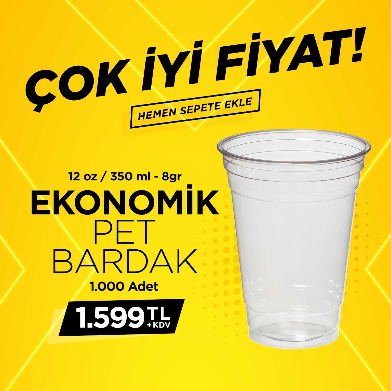 12 oz Ekonomik PET Bardak Kampanyası