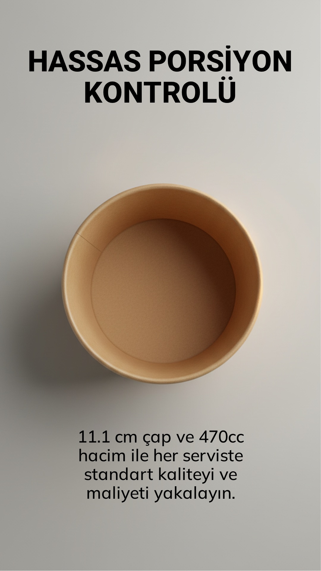 Trendpack 16 oz Kraft Çorba Kasesi