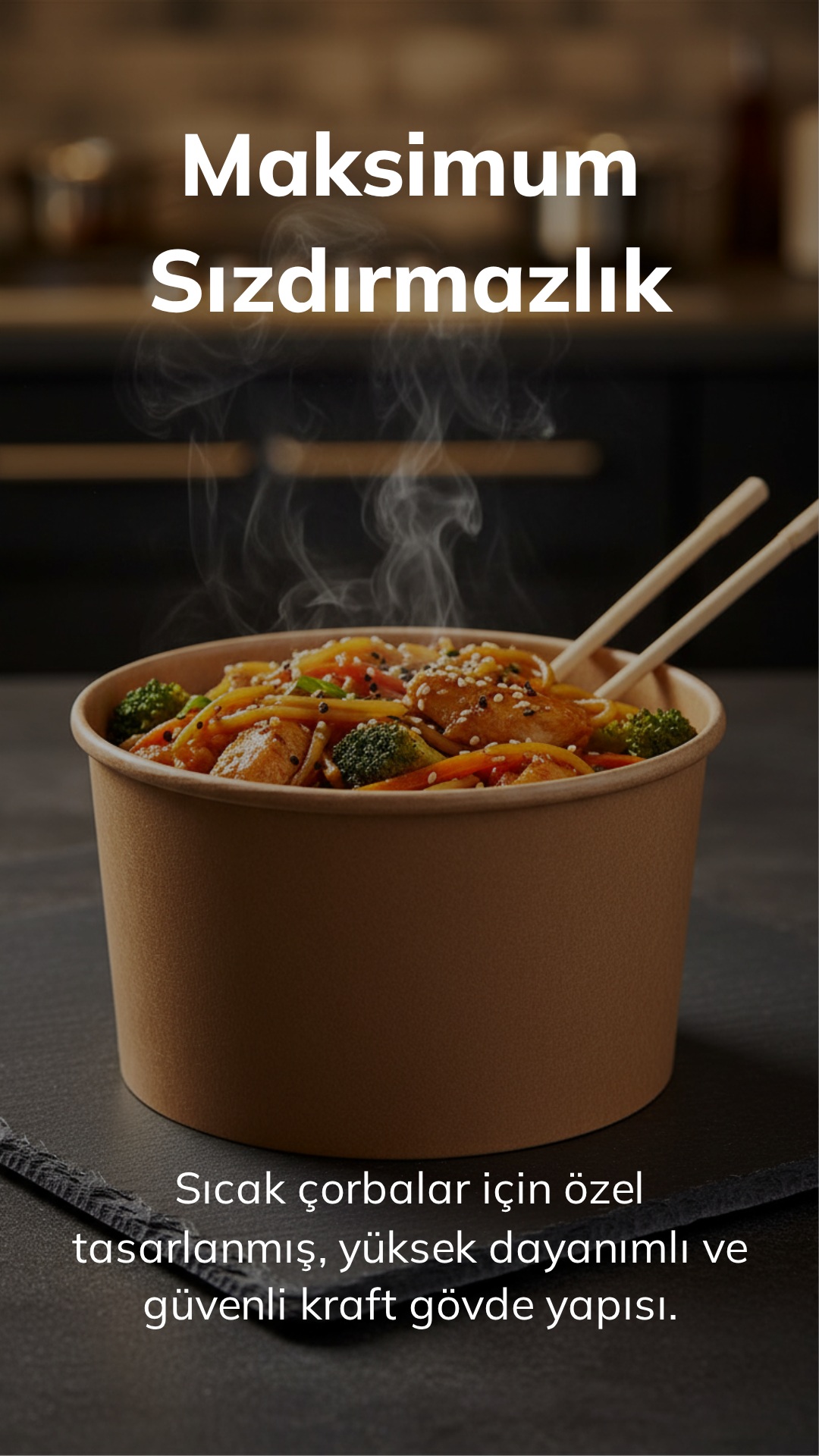 Trendpack 16 oz Kraft Çorba Kasesi