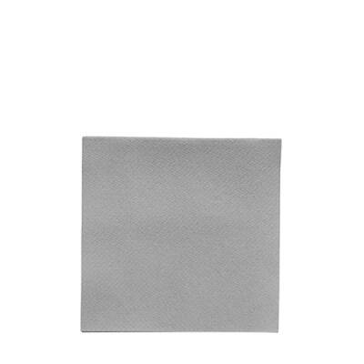 Airlaid Kumaş Dokulu Kare Gümüş Gri Peçete 20x20cm - 1