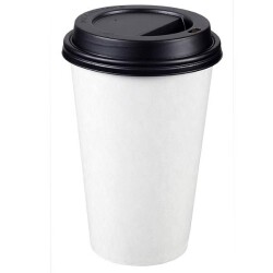 Arnes 16 oz Beyaz Kalın Karton Bardak Sıcak İçecek - 2