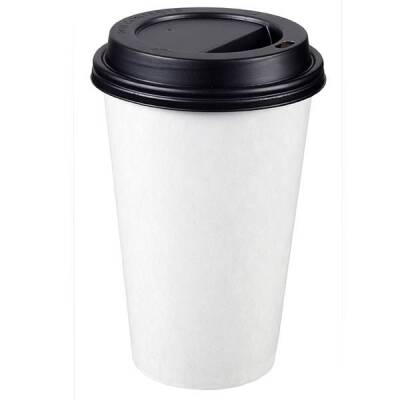 Arnes 16 oz Beyaz Kalın Karton Bardak Sıcak İçecek - 2