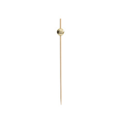 Bambu Altın İnci Top Kürdan 12cm - 2