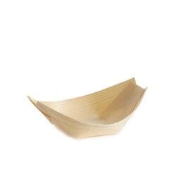 Bambu Kayık Tabak Düz 4 x 7 cm - KullanatPazarı