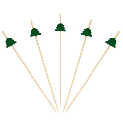 Bambu Kürdan Noel Ağacı 12 cm - KullanatPazarı