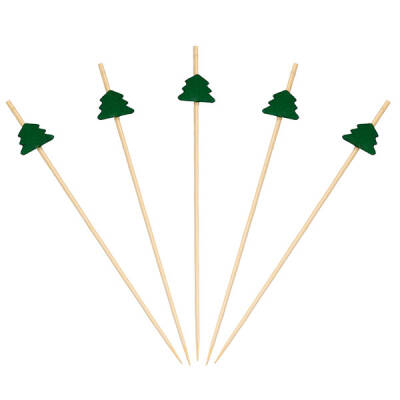 Bambu Kürdan Noel Ağacı 12 cm - 1