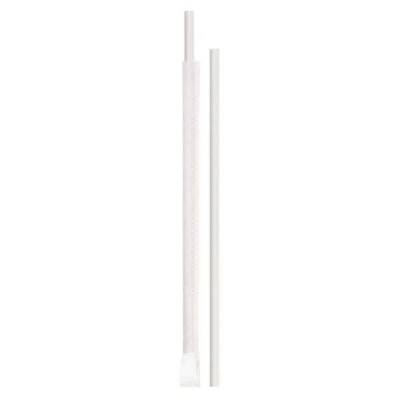 Beyaz Frozen Kağıt Pipet Kağıt Sargılı 8mm x 23 cm - 1