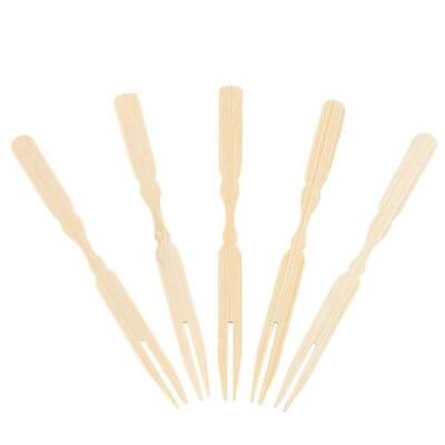 Çatallı Bambu Kürdan 9cm - 1