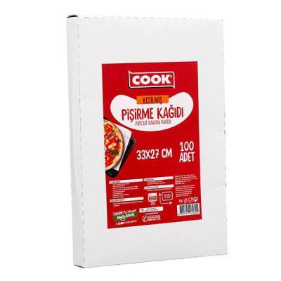 Cook EDT Hazır Kesilmiş Pişirme Kağıdı 33x27 cm - 1