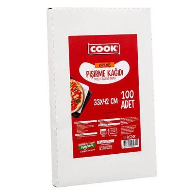 Cook EDT Hazır Kesilmiş Pişirme Kağıdı 33x42 cm - 1