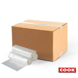 Cook EDT Mini Boy Şeffaf 30lu Çöp Torbası 40x50 cm - Cook