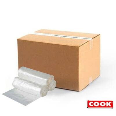 Cook EDT Mini Boy Şeffaf 30lu Çöp Torbası 40x50 cm - 1