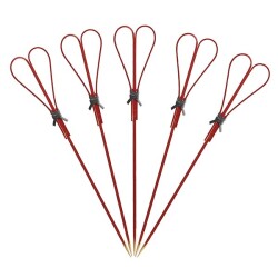 Dekoratif Bambu Kalpli Kürdan Kırmızı 15 cm - 1
