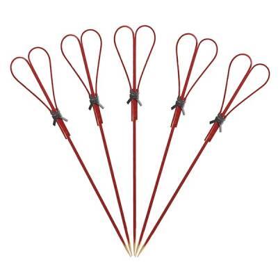 Dekoratif Bambu Kalpli Kürdan Kırmızı 15 cm - 1