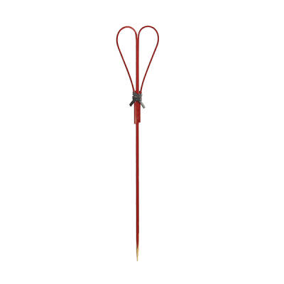 Dekoratif Bambu Kalpli Kürdan Kırmızı 15 cm - 2