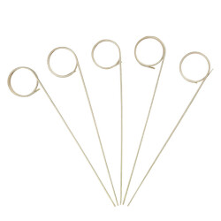 Dekoratif Yuvarlak Bambu Kürdan 12 cm - KullanatPazarı