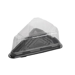 Dilim Pasta Kabı Siyah Taban - KullanatPazarı