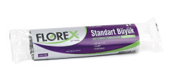 Florex Standart Büyük Boy Siyah Çöp Torbası 65x80 cm - KullanatPazarı