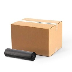 Jumbo Boy Siyah Çöp Torbası 80x110 cm - 400 gr - Ponti
