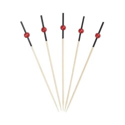 Kırmızı Top Bambu Kürdan 9 cm - KullanatPazarı