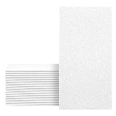 Kitap Katlama Beyaz Airlaid Kumaş Dokulu Peçete 33x33cm - 1