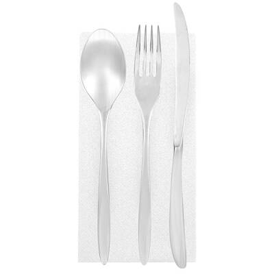 Kitap Katlama Beyaz Airlaid Kumaş Dokulu Peçete 40x40cm - 2