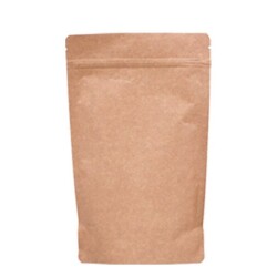 Kraft Alüminyum Kilitli Doypack 16x24x8 cm - 400 gr - KullanatPazarı