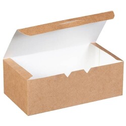 Kraft Karton Nuget Kutusu Büyük 12x22x7,5 cm - KullanatPazarı