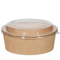 Orego Kraft Karton Salata Kasesi 1100 cc - 2