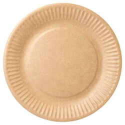 Kraft Karton Tabak 23 cm - KullanatPazarı