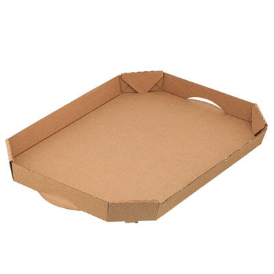 Kraft Karton Tepsi 34x26x3 cm - 1