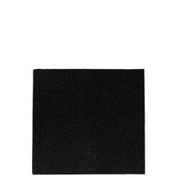 Airlaid Kumaş Dokulu Kare Siyah Peçete 20x20cm - KullanatPazarı