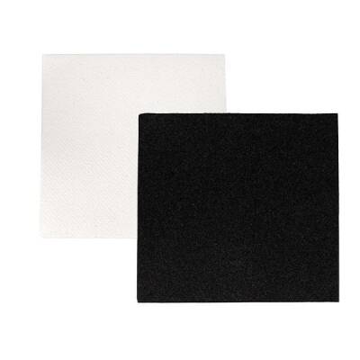 Airlaid Kumaş Dokulu Kare Siyah Peçete 20x20cm - 2