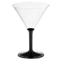 Martini Kadehi Siyah Ayaklı - KullanatPazarı