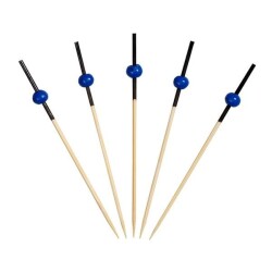 Mavi Top Bambu Kürdan 9 cm - KullanatPazarı