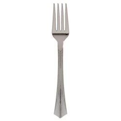 Metal Görünümlü Plastik Çatal - Roll-up