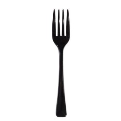 Mini Kokteyl Çatalı Siyah 9,5cm - KullanatPazarı