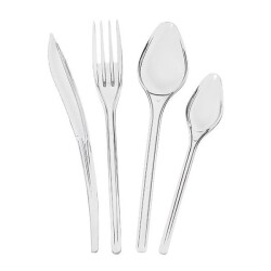 Modern Lüks Plastik Tatlı Kaşığı 3,2 gr - 2