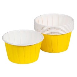 Muffin Kek Kapsülü Sarı 50'li - Dolphin