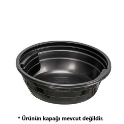 Özge Plastik 14 oz Siyah Çorba Kasesi 350 cc - Özge Plastik