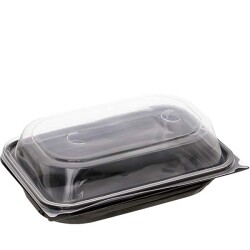 Özge Plastik Bölmesiz Kapaklı Hamburger Kabı - Özge Plastik