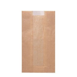 Pencereli Kraft Kese Kağıdı 15x28x7,5 cm - KullanatPazarı