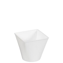 Plastik Mini Kap 60 cc Beyaz - KullanatPazarı