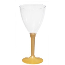 Plastik Şarap Bardağı Altın - KullanatPazarı
